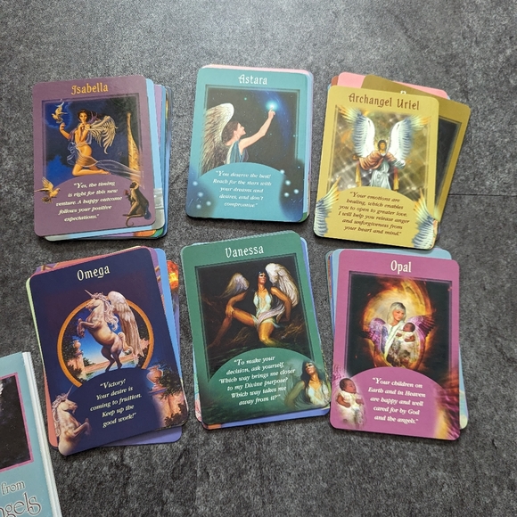Doreen Virtue Messages from your angels 44 card oracle deck + angels book - Picture 3 of 6